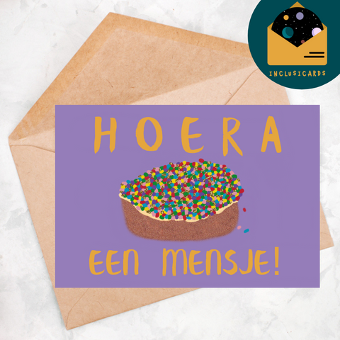 Hoera een mensje!