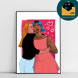 A4 Print Woman Love Woman