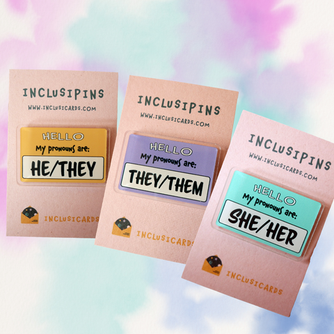 InclusiPins - Voornaamwoorden