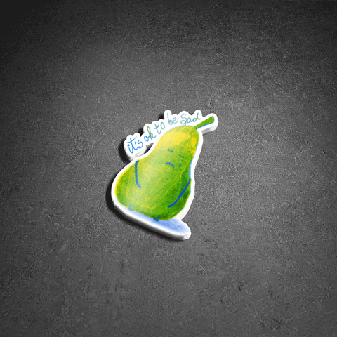 Sticker Sad Pear